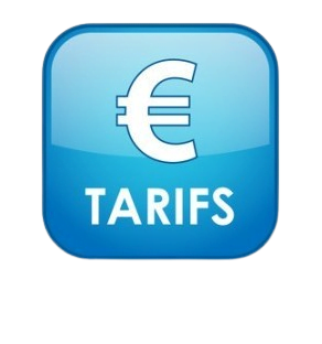 Logo tarifs 2024 des prestations