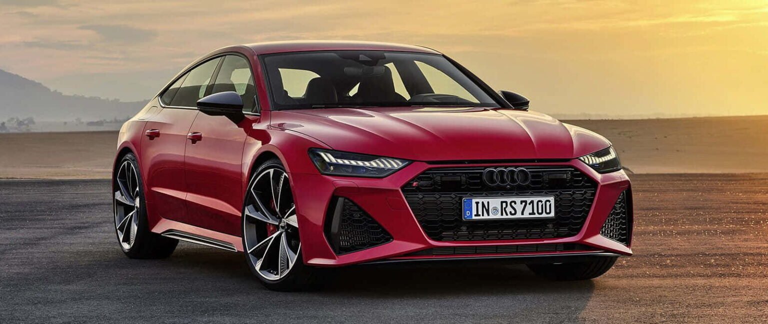 Audi S7 rouge