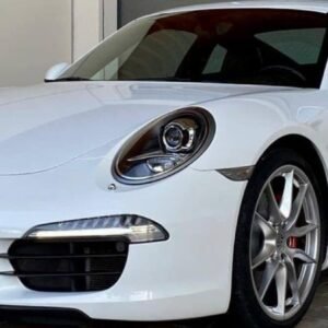 Photo Porsche 911 phase 1 coupé blanche