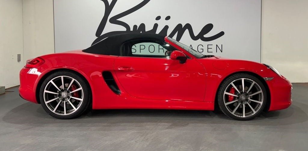 Porsche Boxster 981 S rouge Import