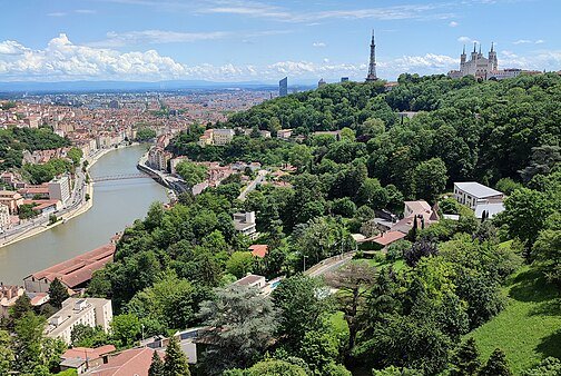 Photo ville de Lyon source Wikipedia