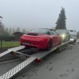 Porsche 911 type 991.1 4GTS TARGA Rouge indien Import Allemagne Enlèvement