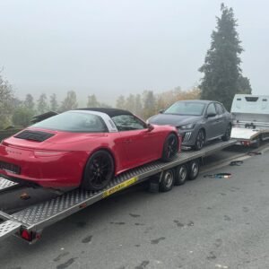 Porsche 911 type 991.1 4GTS TARGA Rouge indien Import Allemagne Enlèvement