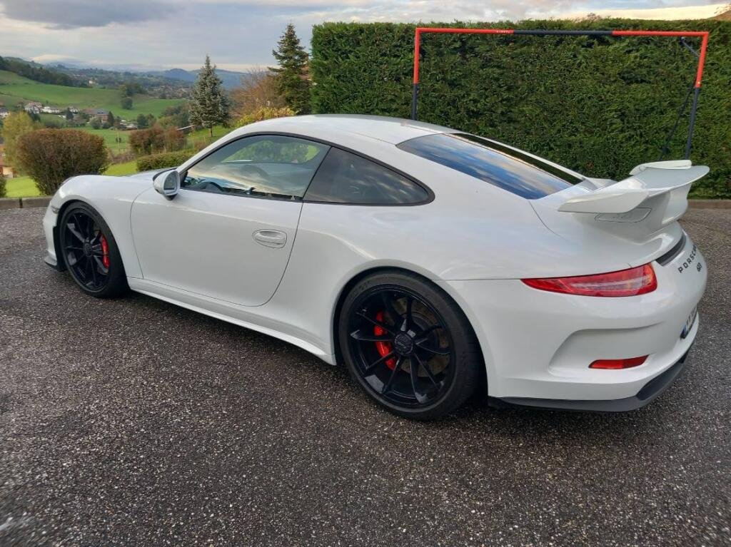 Porsche 911 type 991.1 GT3 Blanche Import Pays-Bas