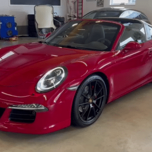 Porsche 911 type 991.1 4GTS TARGA Rouge indien Import Allemagne