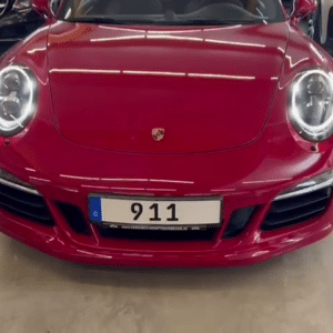 Porsche 911 type 991.1 4GTS TARGA Rouge indien Import Allemagne