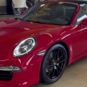 Porsche 911 type 991.1 4GTS TARGA Rouge indien Import Allemagne