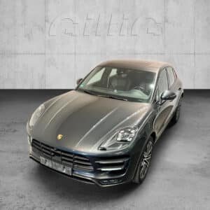 Porsche Macan Turbo 400 gris volcano 2016 Import Porsche Allemagne