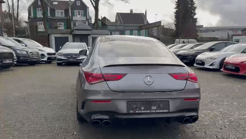 Mercedes-Benz CLA 45 S AMG grise 2020 en Importation Mercedes Allemagne