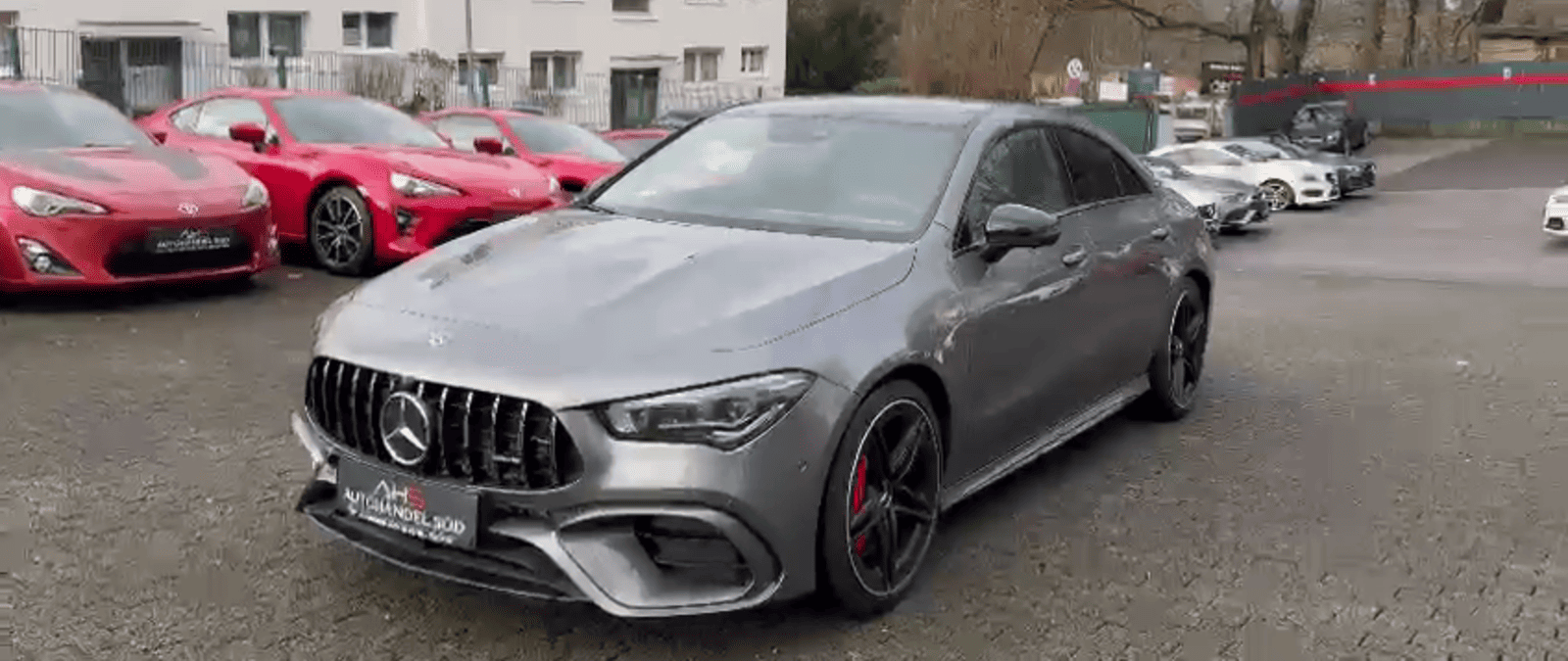 Mercedes-Benz CLA 45 S AMG grise 2020 en Importation Mercedes Allemagne