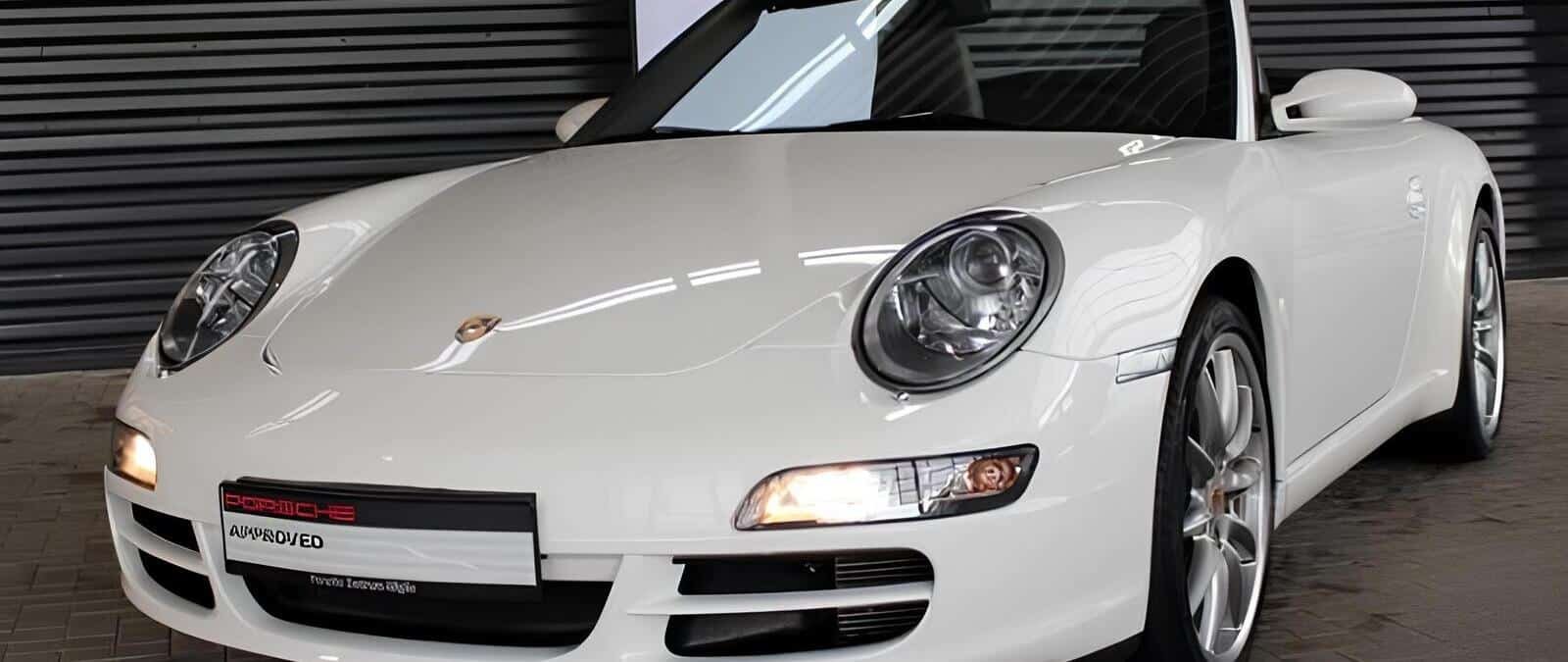 Porsche 911 997.2 4S CAB PDK blanche Importation Allemagne