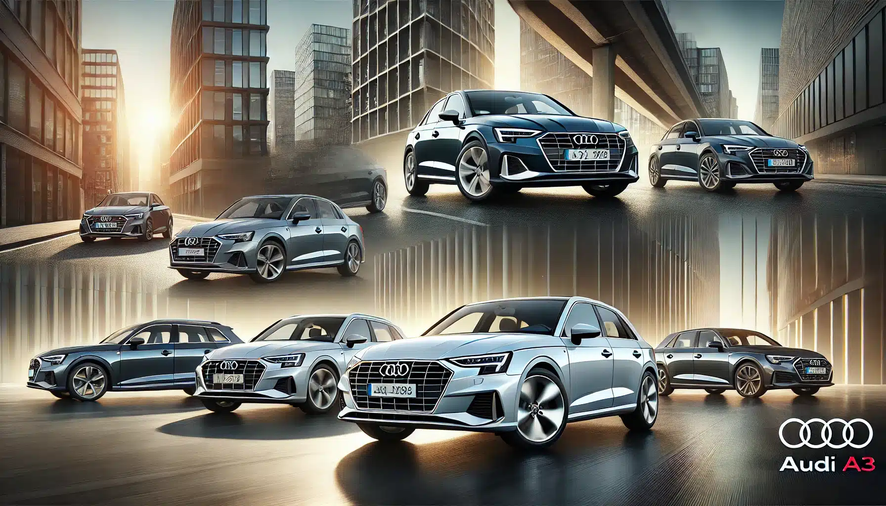 Gamme Audi A3 de différentes couleurs et motorisations en Importation sécurisée