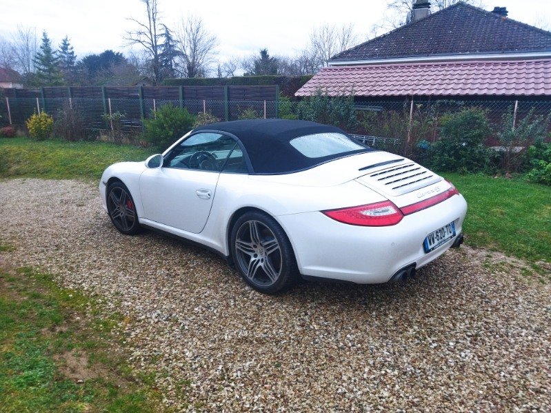 Porsche 911 997 4S CAB PDK blanche Import Allemagne