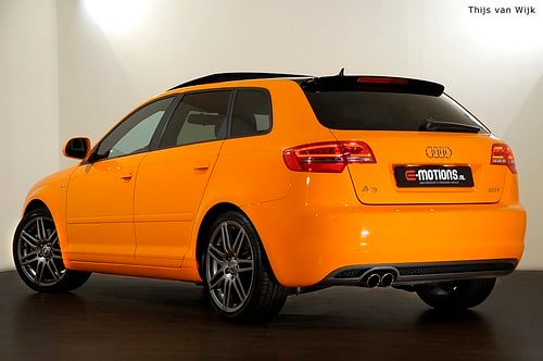 Audi A3 sportback orange en achat occasion en importation Allemagne