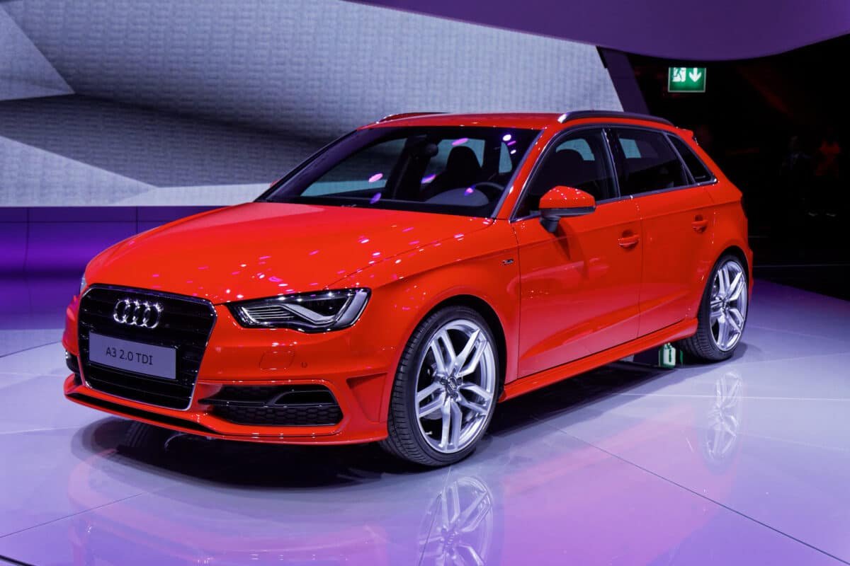 Audi A3 sportback couleur orange en occasion Allemagne