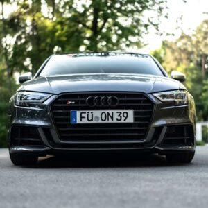 Audi S3 berline grise vue avant en occasion import Allemagne