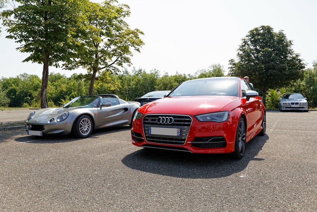 Audi S3 berline rouge indien en achat occasion import Allemagne