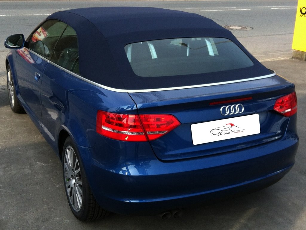 Occasion Audi A3 Cabriolet bleu Importation