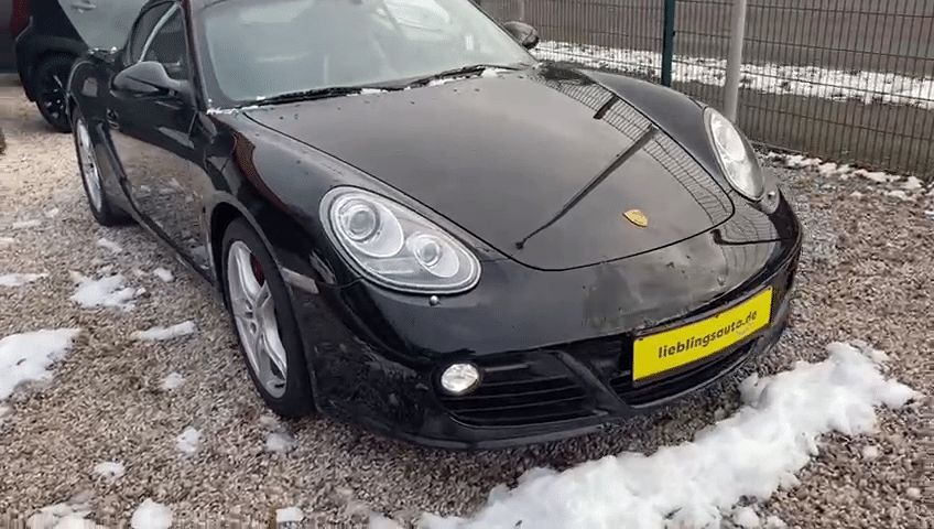 Porsche Cayman 987 S 310ch PDK noir intérieur Alcantara Import Allemagne