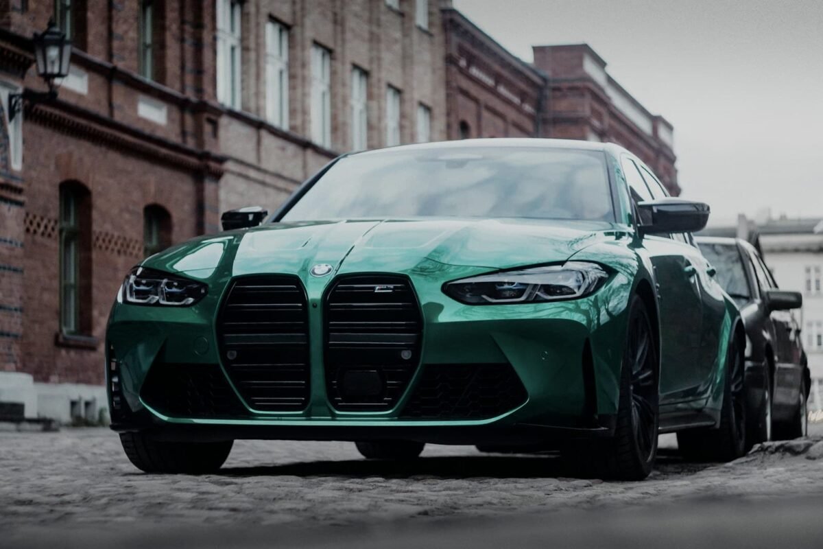 BMW M3 Allemagne dernier modèle en vert