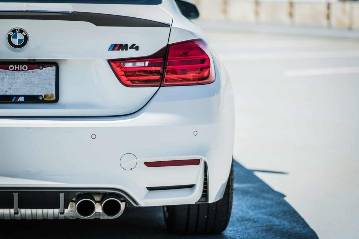 BMW M4 occasion en Allemagne face AR blanche