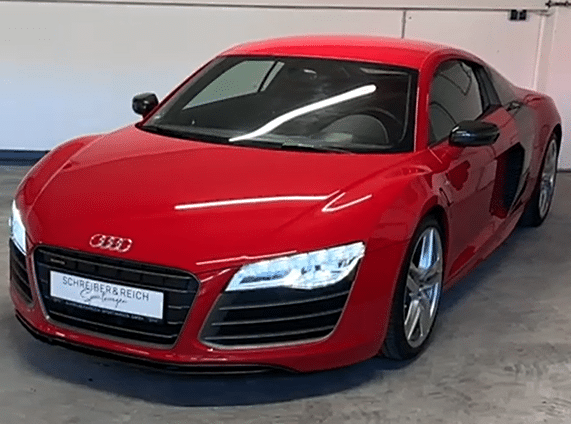Audi R8 V10 Plus 5.2FSI Stronic Rouge dynamite Importation allemande