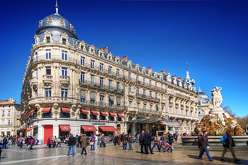 Ville de Montpellier illustrations et paysages