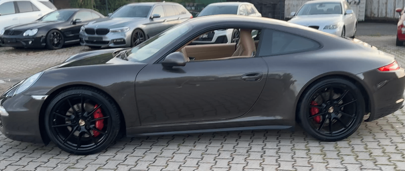 Porsche 911 type 991 phase 1 2014 Carrera 4S PDK brun métal intérieur beige
