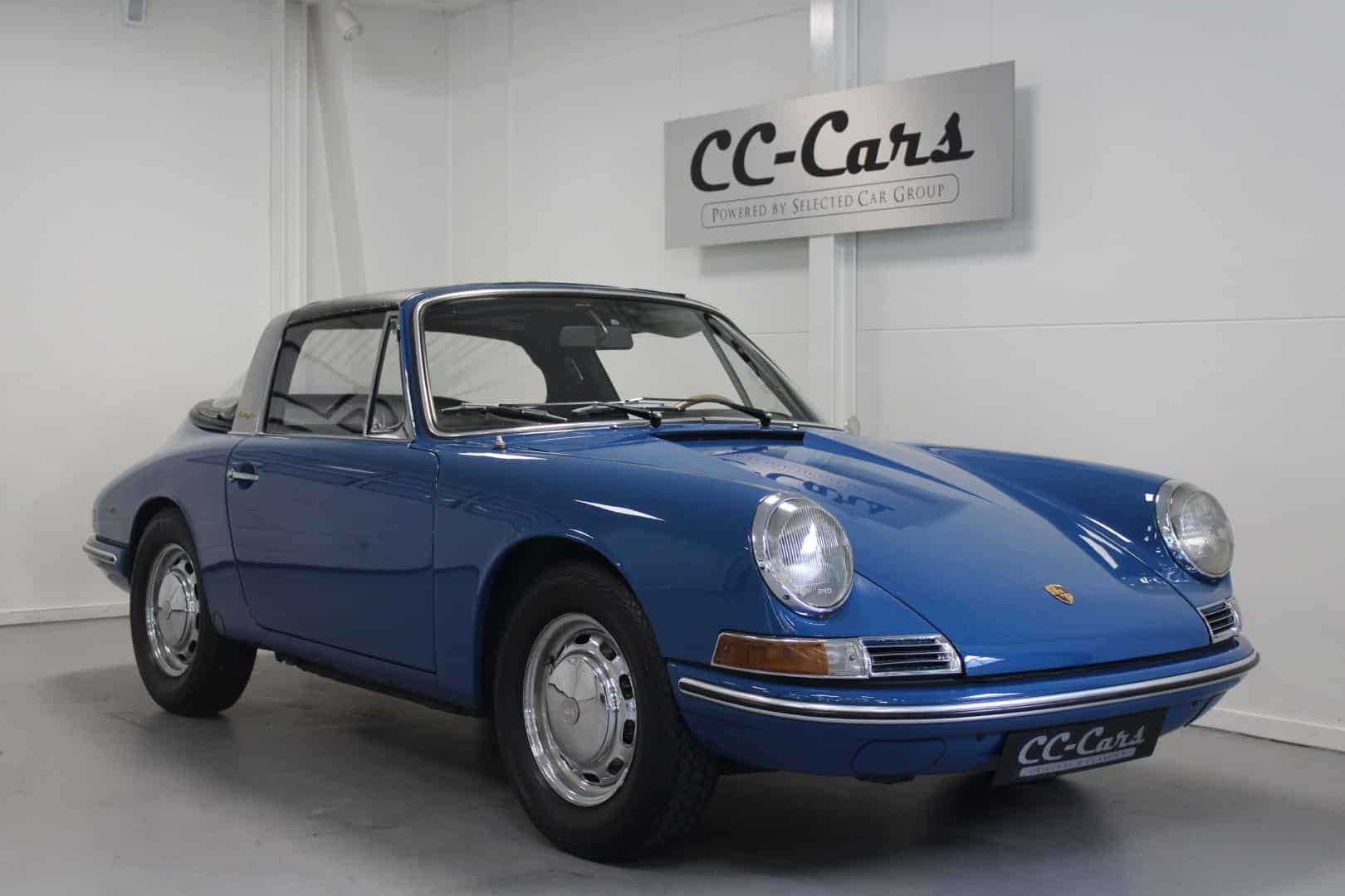Import Danemark Porsche 912 Targa SWT bleu restaurée origine
