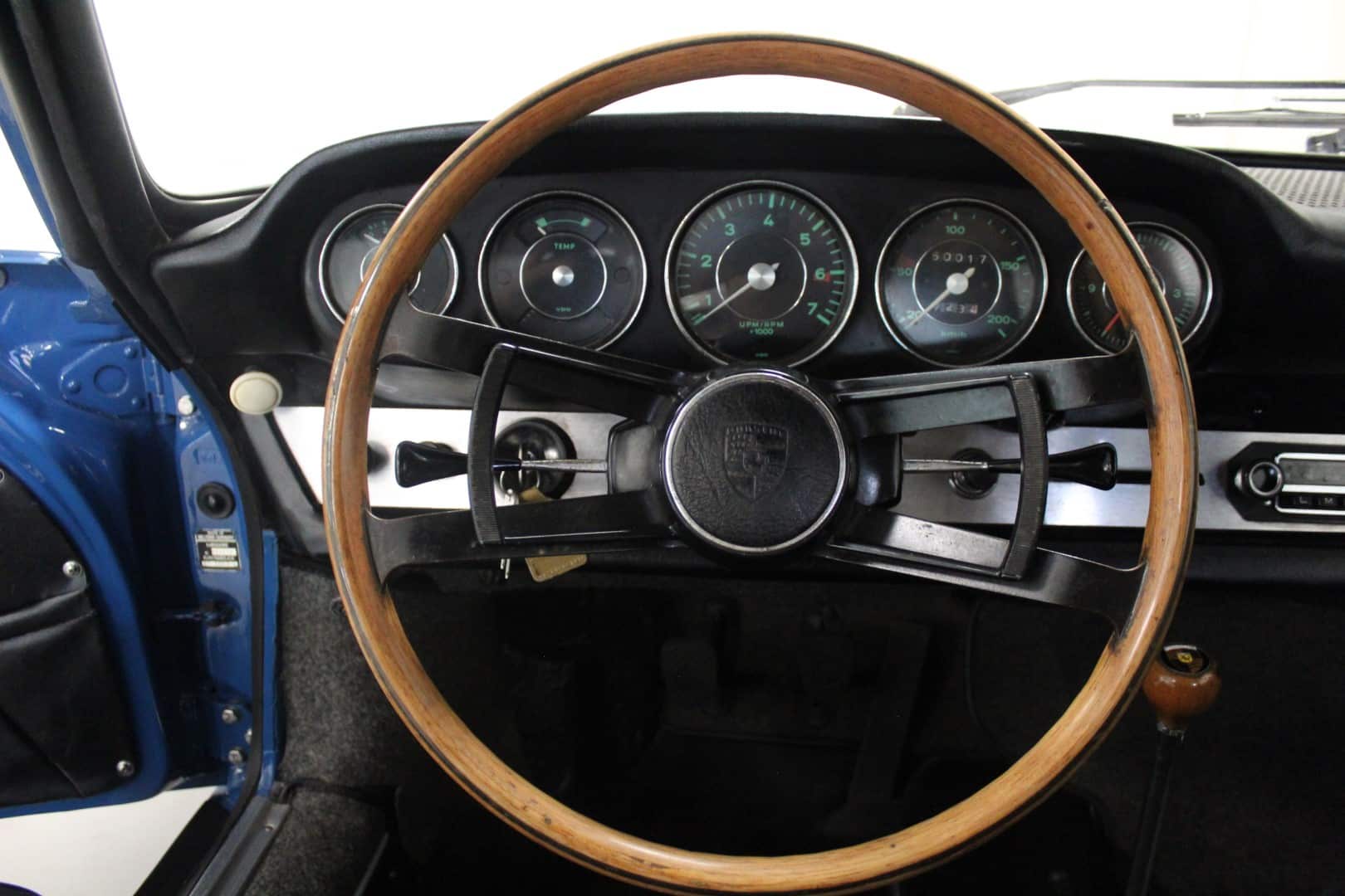 Import Danemark Porsche 912 Targa SWT bleu restaurée origine