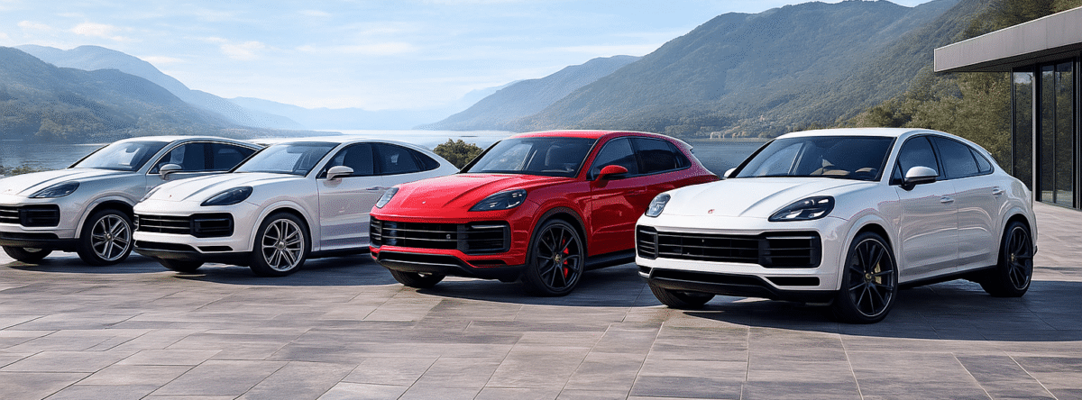 Gamme Porsche Cayenne Allemagne en occasion - blanc, gris, rouge