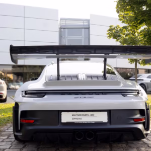 Porsche 911 992 GT3 RS Pack Weissach blanche
