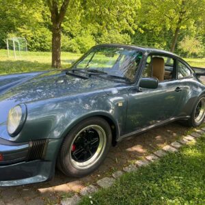 Porsche 930 Turbo couleur grise intérieur cuir beige Allemagne