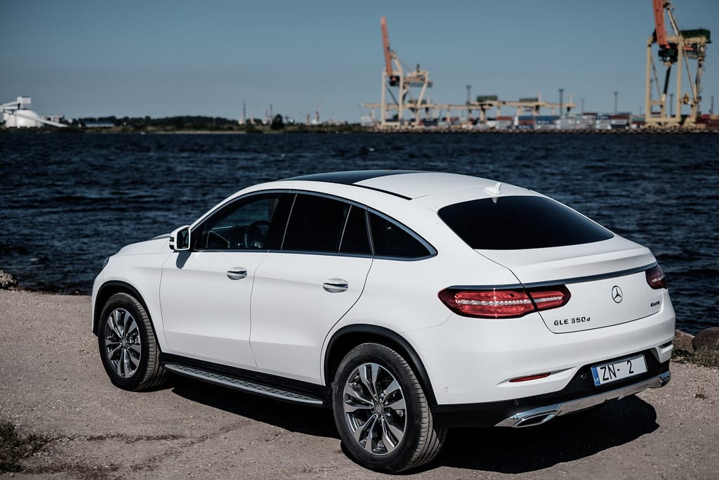 Mercedes GLE coupé blanche Import Allemagne