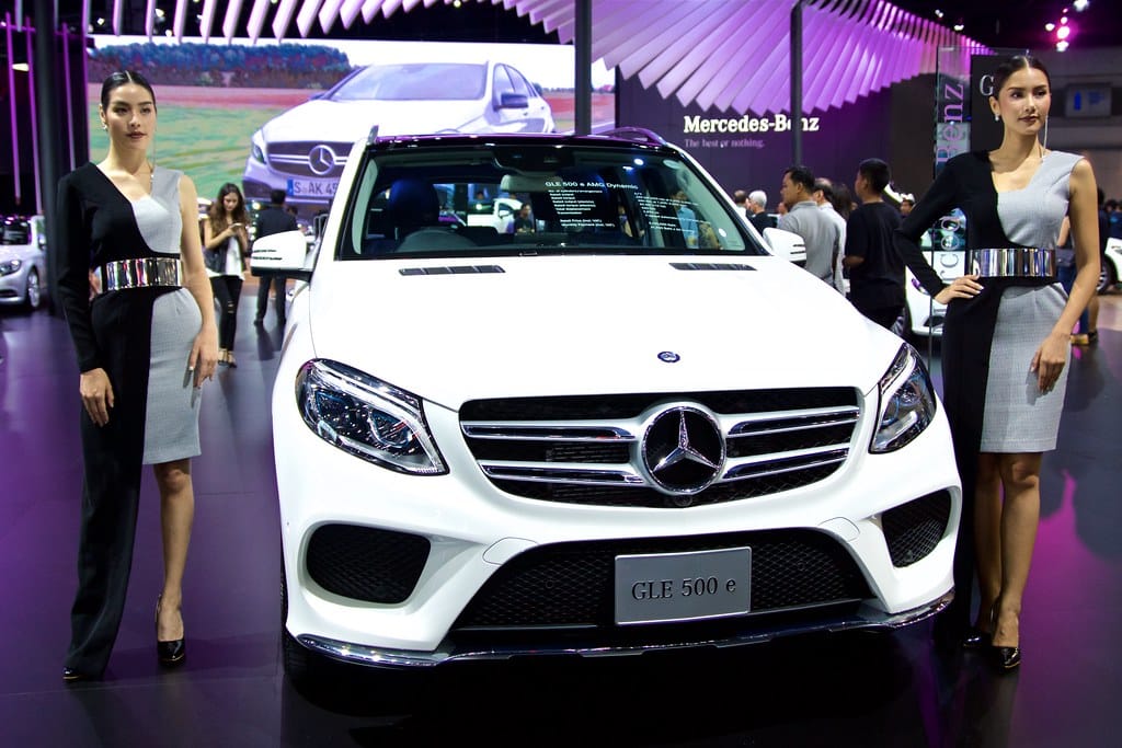Mercedes GLE blanche version 1 Import Allemagne