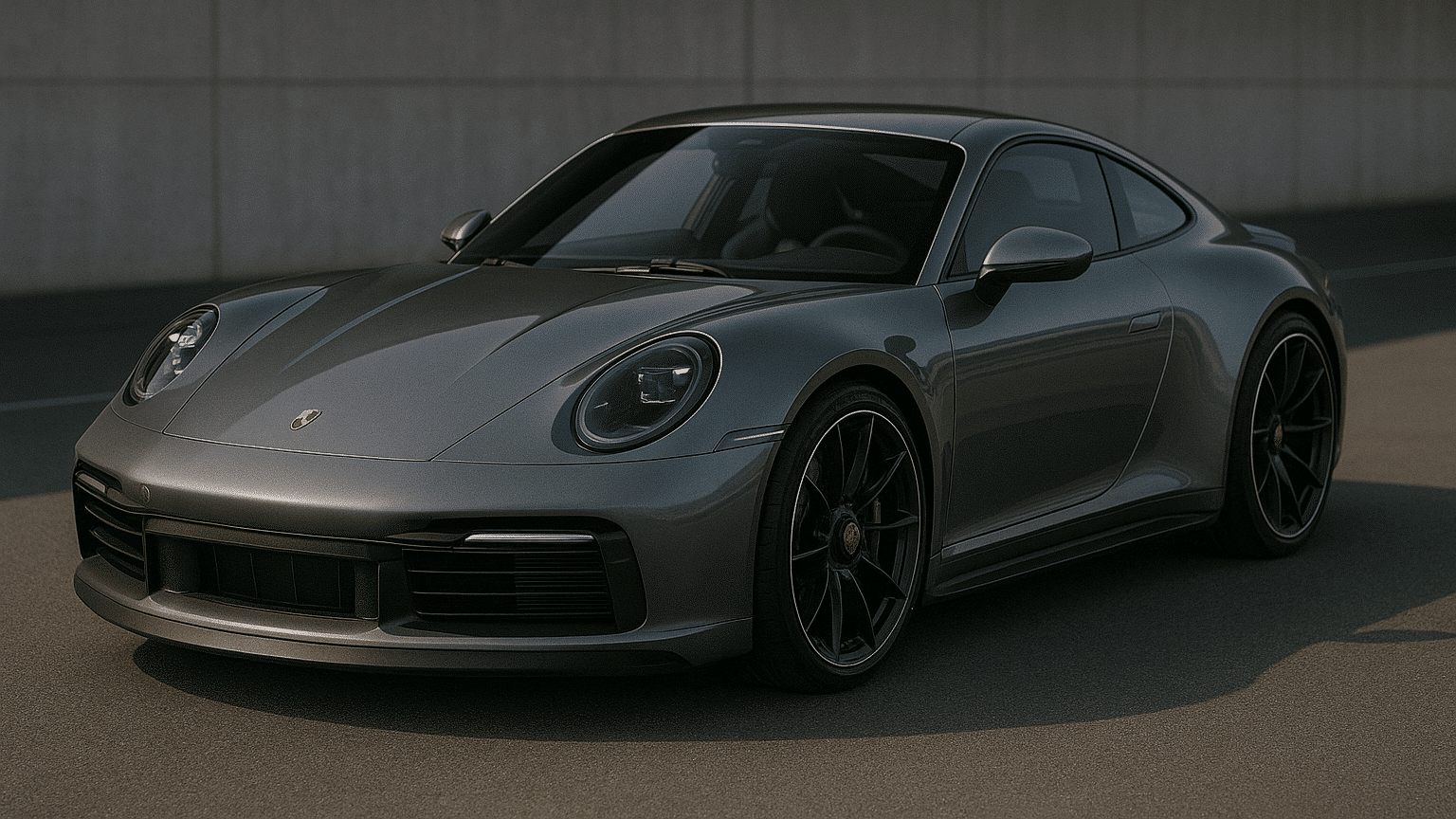 Simulation IA Nouvelle Porsche 911 2028 type 994 Allemagne