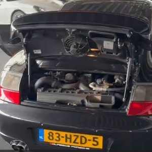 Porsche 911 996 Turbo 2001 noir intense en Import Pays-Bas