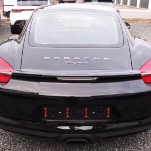 Porsche Cayman 981 2.7 black edition 2016 en Import Allemagne