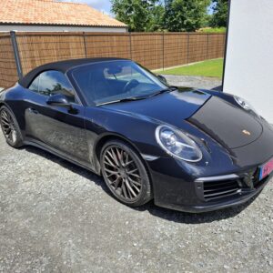 Porsche 911 type 991.2 4S Cab PDK Noir intense en Importation Allemagne