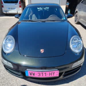 Porsche 911 997.1 Carrera 4 2007 vue capot avant